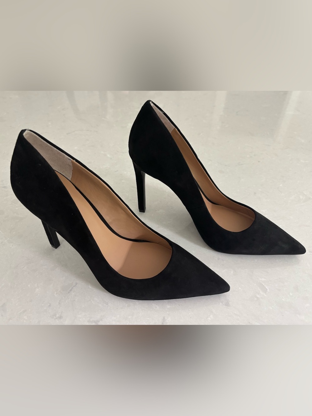 I.N.C. International Concepts Black Suede Pointed Toe pumps